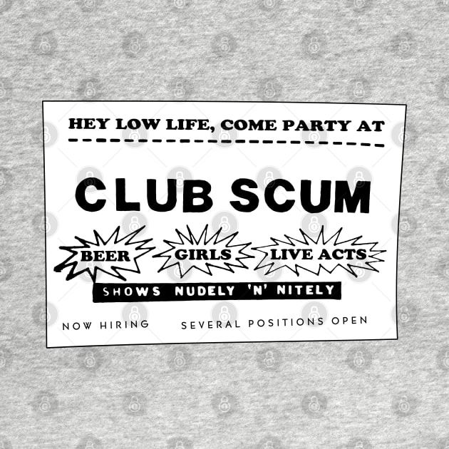 Club Scum Advertisement (from Hobgoblins) by MovieFunTime